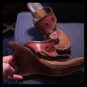 Jack Rogers USA Women’s Size 10 Leather Shoes